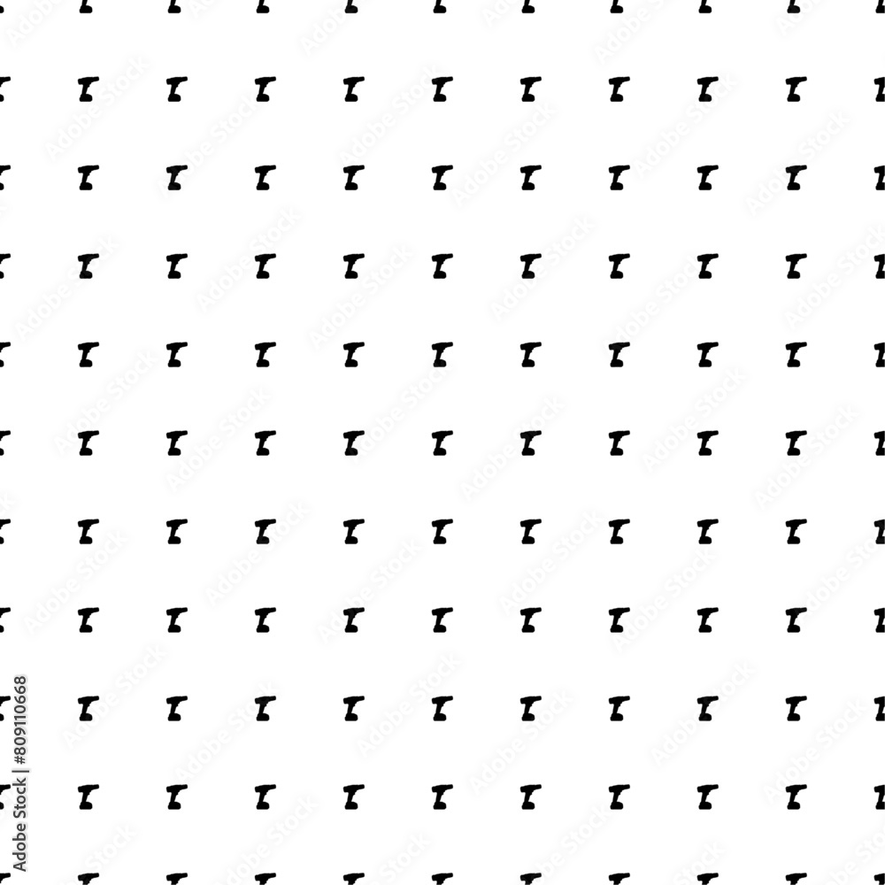 Poster square seamless background pattern from geometric shapes. the pattern is evenly filled with black el