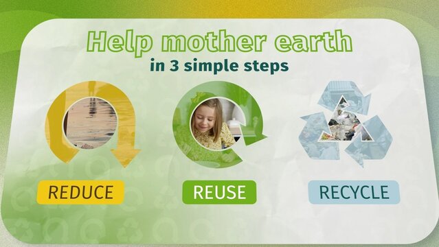 Reduce Reuse Recycle Title Intro Template