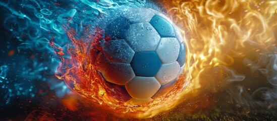 Fiery Soccer Duel