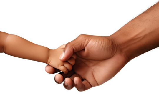 PNG Hand of an adult man and child holding each other hand person human