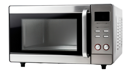 PNG Modern microwave oven appliance white background technology