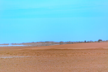 Playa del Fangar en el delta del ebro