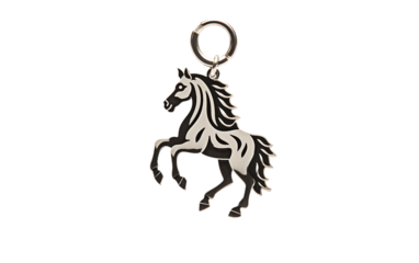 silhouette of a girl with horse