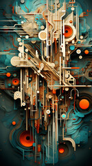 circuit board background