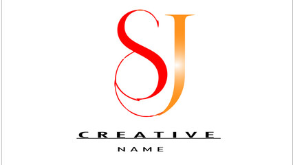 Fototapeta premium SJ LOGO, sj logo, best design, free dawonloud.