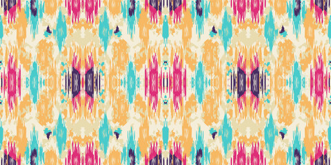 Seamless batik pattern,Seamless tribal batik pattern,and Seamless colorful pattern resemble ethnic boho, Aztec,and ikat styles.designed for use in wallpaper,fabric,curtain,carpet,Batik Embroidery