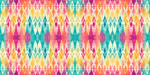 Seamless batik pattern,Seamless tribal batik pattern,and Seamless colorful pattern resemble ethnic boho, Aztec,and ikat styles.designed for use in wallpaper,fabric,curtain,carpet,Batik Embroidery