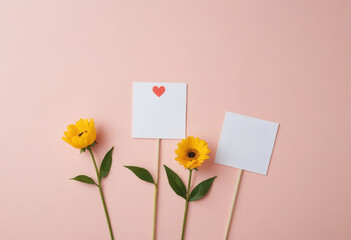 minimalism of Mother's Day concept, editorial photography styles