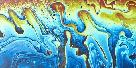 Whimsical and Energetic Colorburst Creating a Captivating and Abstract Visual Experience