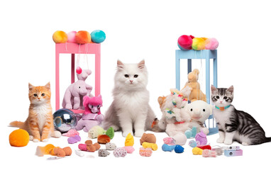 easter bunny with beautiful cat