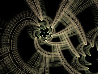 Imaginatory fractal abstract background Image