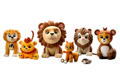 lion cartoon animals toy