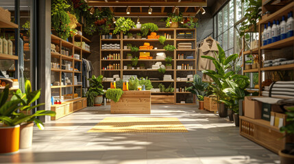 The future of shopping with augmented reality. See 2D and 3D products in a virtual store setup, captured with natural lighting and realistic photography.