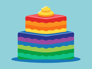 Rainbow flag. Pride Month. LGBTQ+