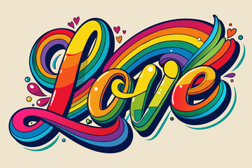 Obraz premium Rainbow flag. Pride Month. LGBTQ+