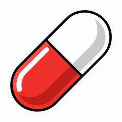 Medical pill vector illustration