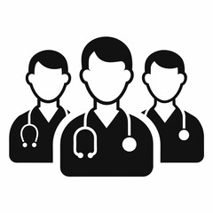 Doctors icon vector illustration