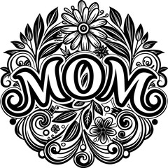 Mother's Day typography vector illustration