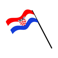 croatia national flag designed for Europe football championship in 2024