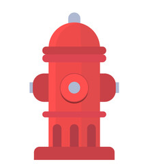 Fire hydrante vector  illustration on white background 