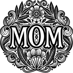 Mother's Day typography vector illustration