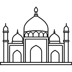 Mosque vector illustration