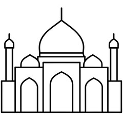 Mosque vector illustration