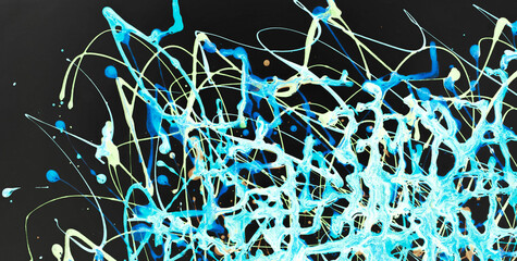 Whimsical and Energetic Colorburst Creating a Captivating and Abstract Visual Experience