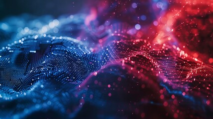 abstract space particles floating through a galaxy far away with bright light in center. beautiful mesh background