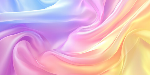 Spectral gradient silk texture background with shimmering details