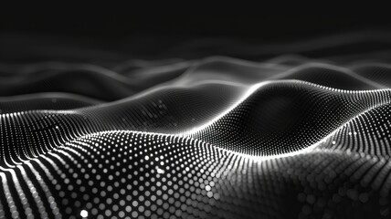 abstract technology particles mesh background.