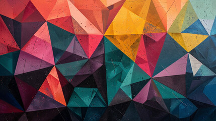 Obraz premium A colorful wall made of wooden blocks background