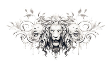 lion head tattoo