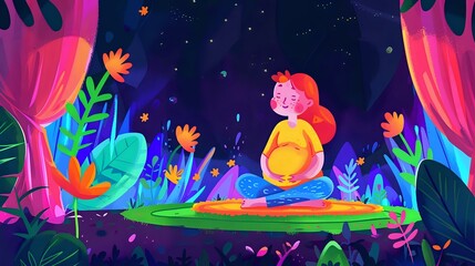 Gentle Prenatal Yoga: Serene Maternal Stretch