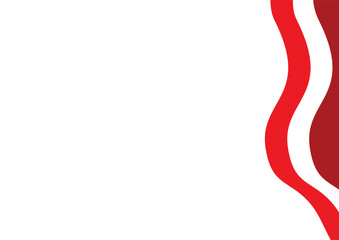 Indonesia Ribbon Flag vector collections, 17th August independence day celebration elements design
