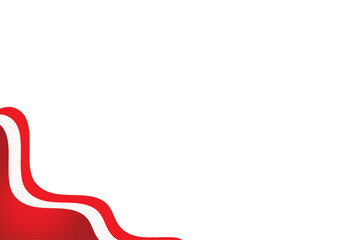 Indonesia Ribbon Flag vector collections, 17th August independence day celebration elements design
