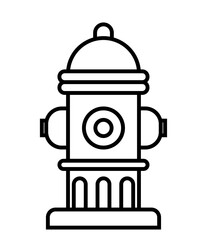 Hydrant vector icon 