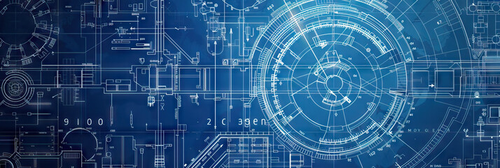 Civil Engineer's Wall: Featuring blueprints of infrastructure projects, structural diagrams, and city planning maps