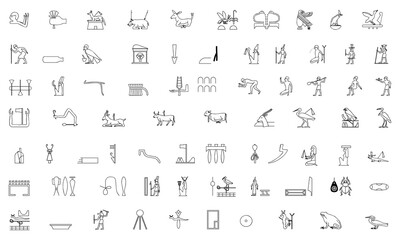 Ancient Egypt icon bundle