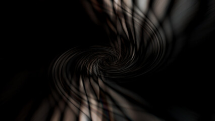 Abstract dark background with vortex silhouette in the dark. Dark wallpaper illustration