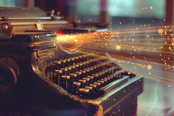 A typewriter with the number 365 on it