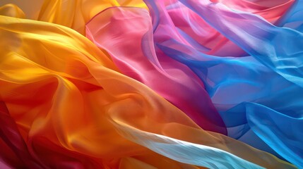 Obraz premium Translucent abstract shapes background, soft, colorful artistic and decorative design to print on stationery and invitations. Creative illustration useful as digital wallpaper.