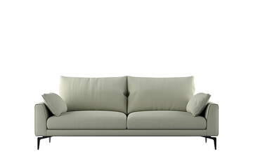 Untitled design - 277Modern Sofa on Isolated  transparent background, Perfect for Minimalist Interior Design.