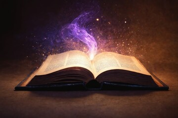 Magical Emission From an Open Book