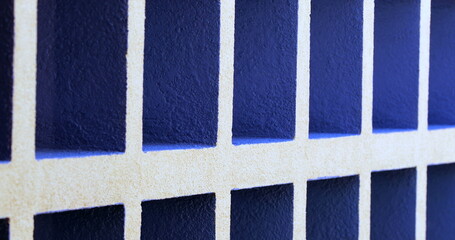 Architecture blue line patterns details