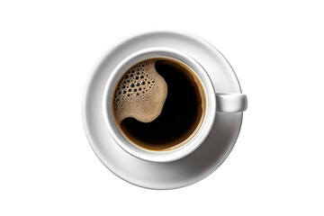 Enjoying the Perfect Cup of Coffee Isolated Coffee Cup on transparent background