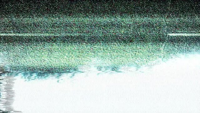 old tv monitor screen vhs noise glitch