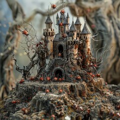 Fototapeta premium ants castle design