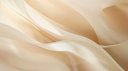 Modern abstract wallpaper with smooth gradient from tan to cream elegant design