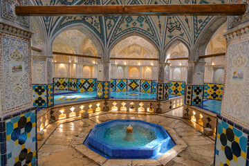 Sultan Amir Ahmad Bathhouse, also known as the Qasemi Bathhouse, is a traditional Iranian public...